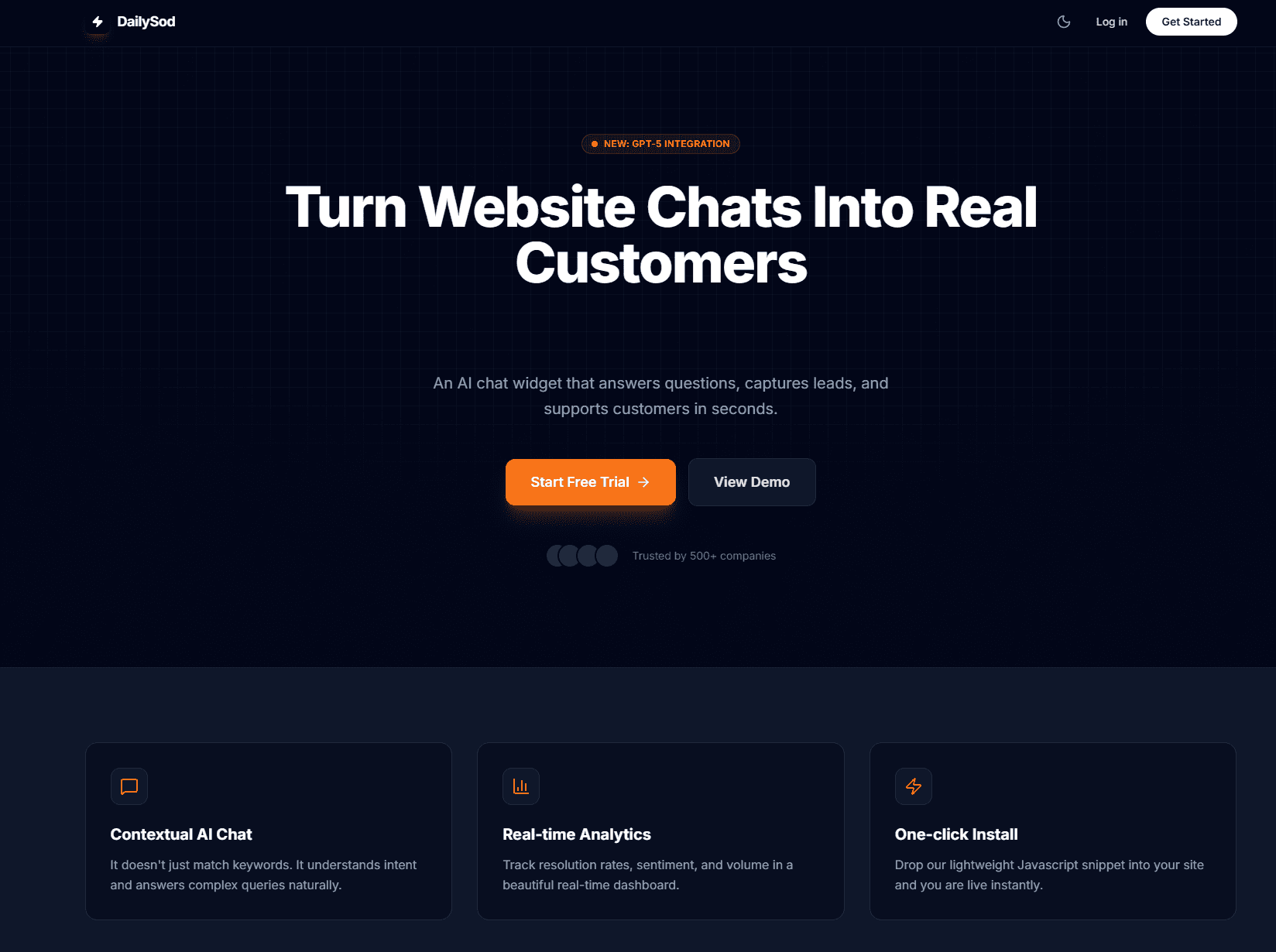 AI Chat Widget SaaS for Website Lead Generation preview